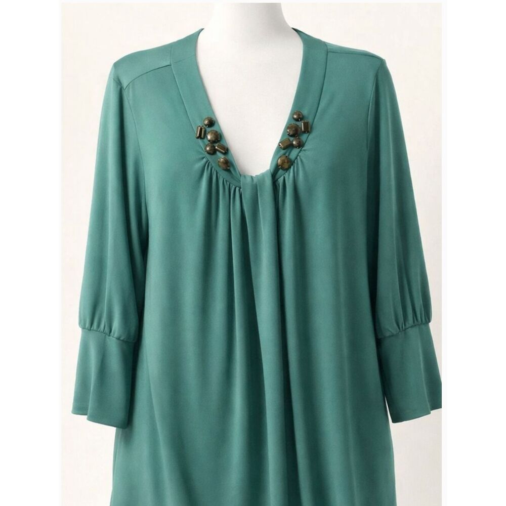 Kasper Sportswear Tunic Green Size Medium EUC